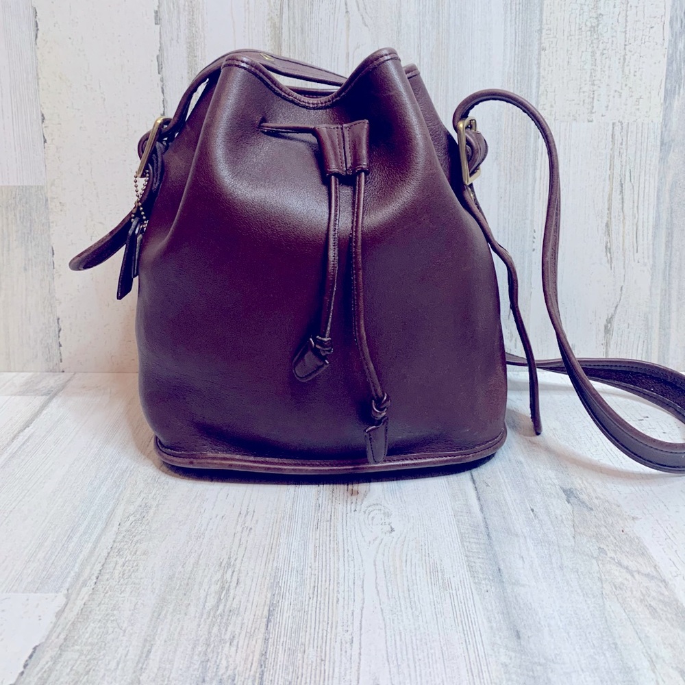 Brown Leather “Coach” Bag